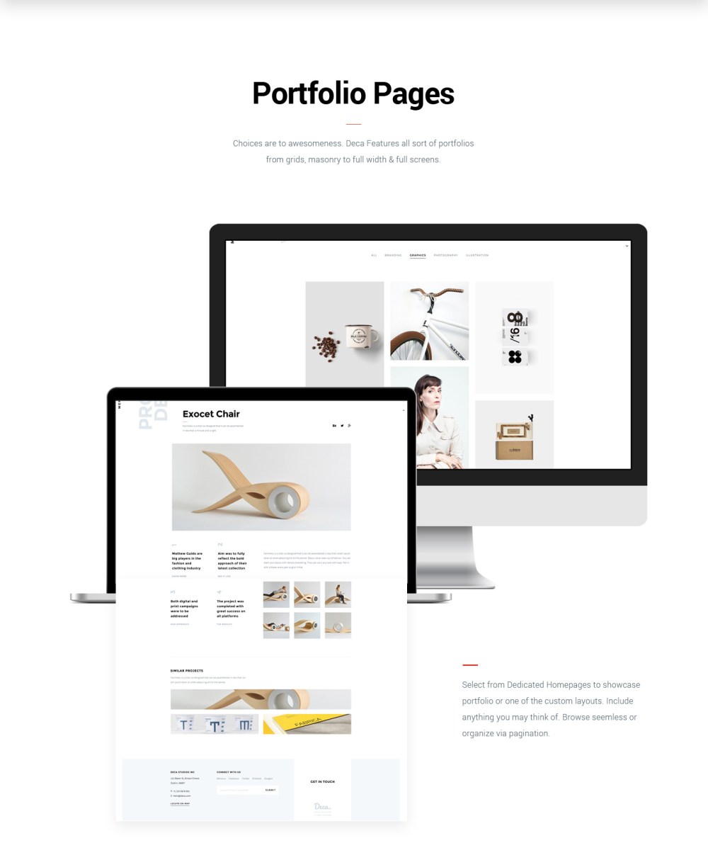 DECA - Creative Multi Concept Portfolio Template