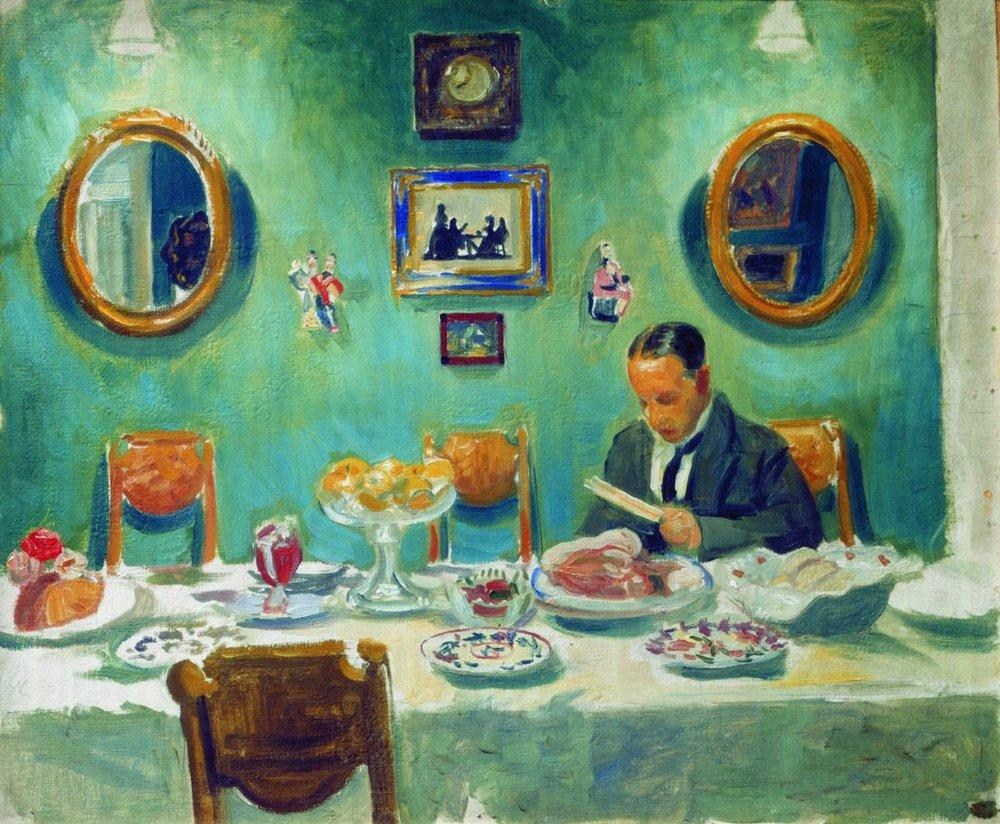 俄羅斯鮑里斯·克斯托依列夫（Boris Kustodiev）油畫(huà)作品