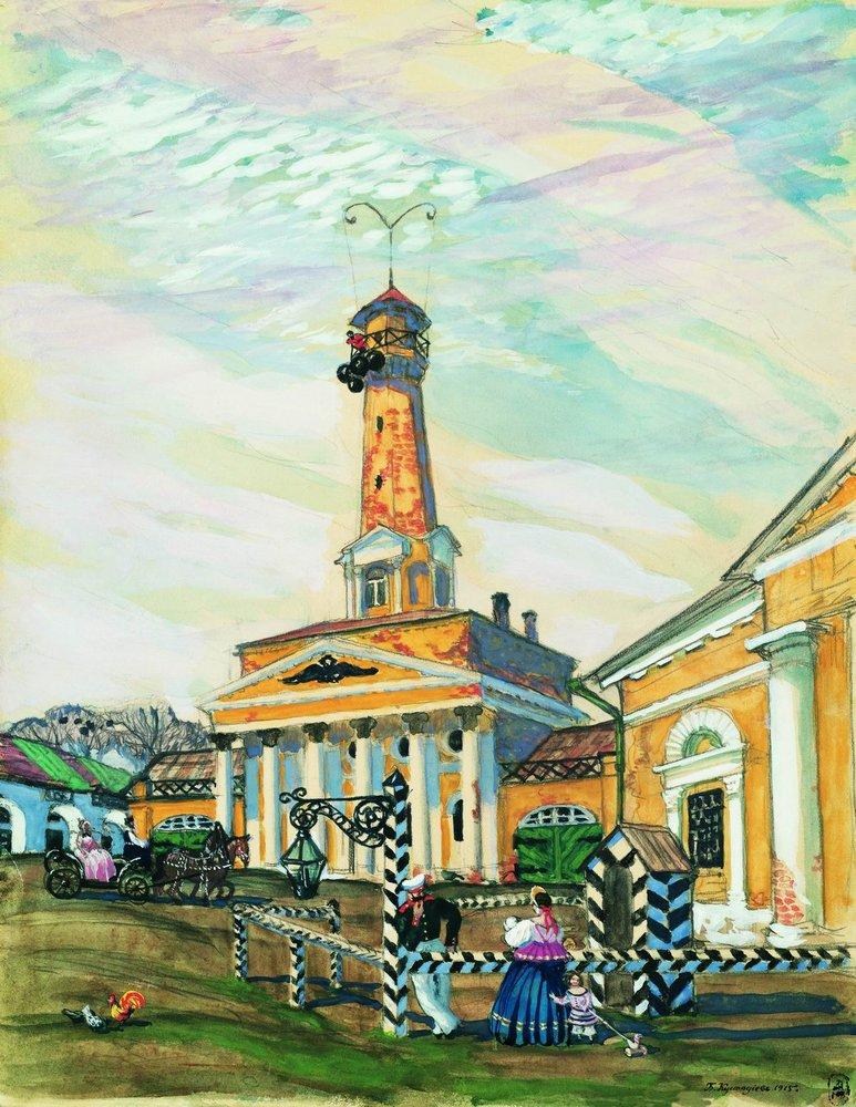 俄羅斯鮑里斯·克斯托依列夫（Boris Kustodiev）油畫(huà)作品