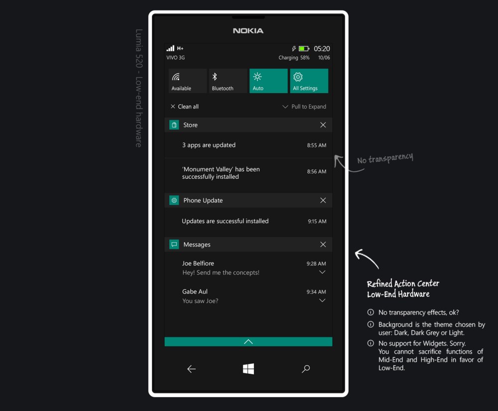 Windows 10 Mobile: Thinking about Details