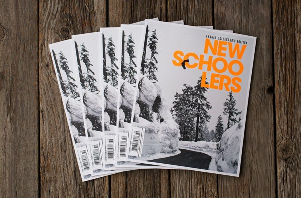 Newschoolers滑雪杂志排版设计欣赏