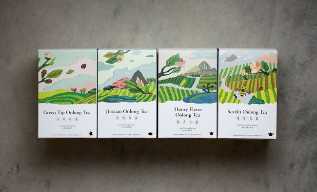 台湾设计师Nio Ni美丽的茶包装作品欣赏