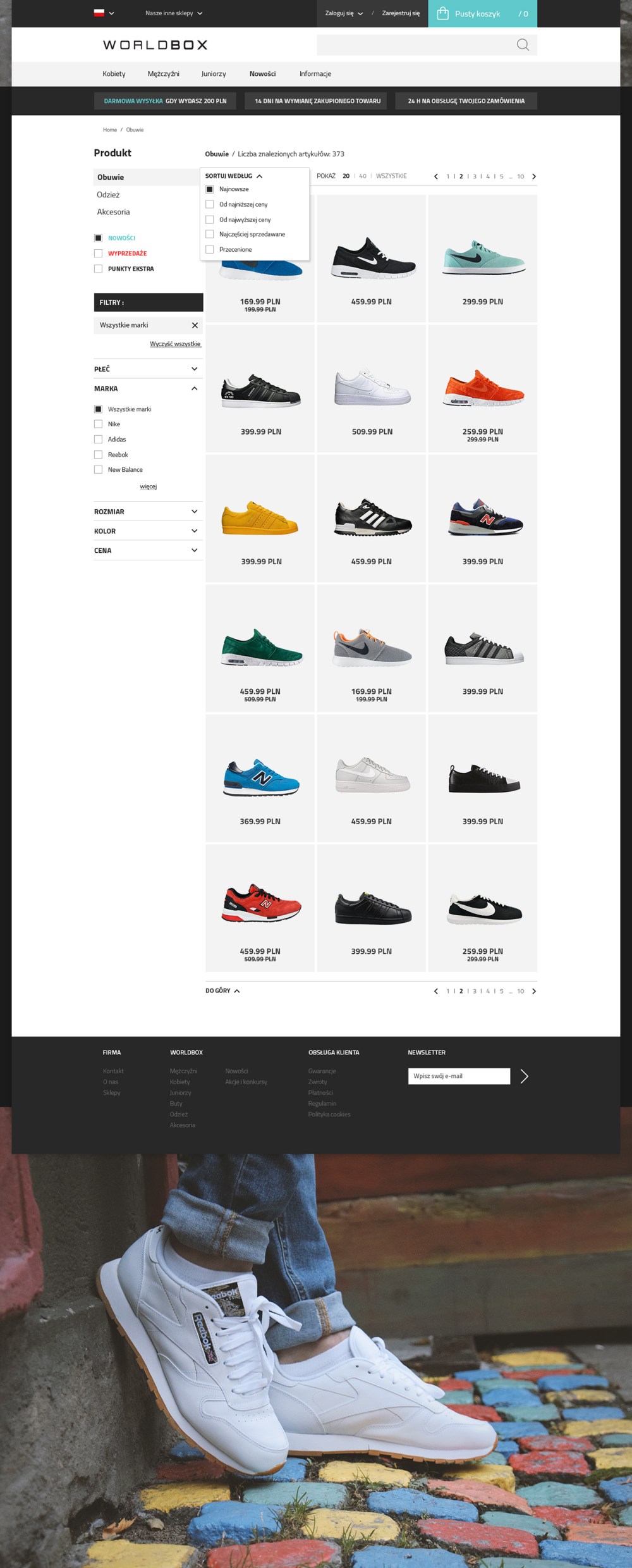 Worldbox-鞋子的购物网站