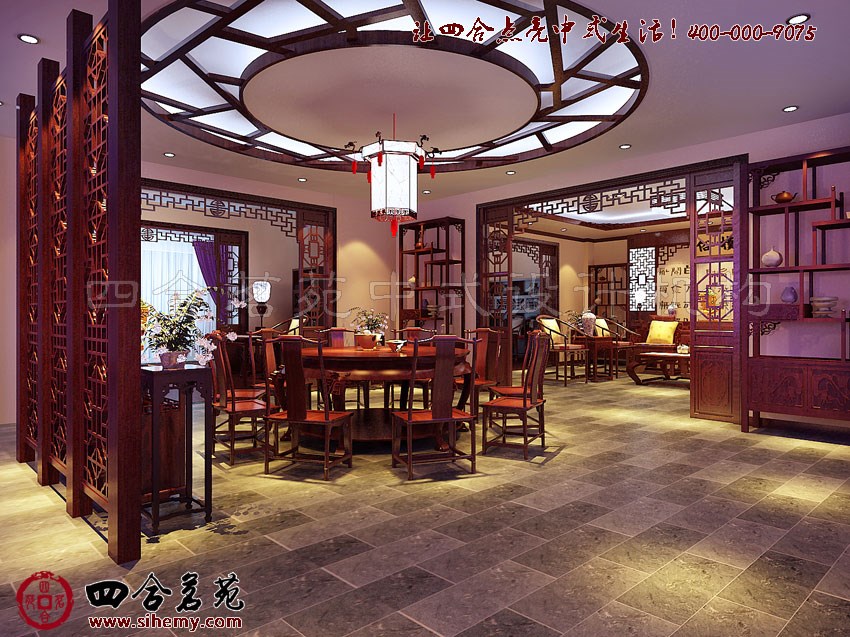 北京深发红木【北四环居然之家】红木展厅设计