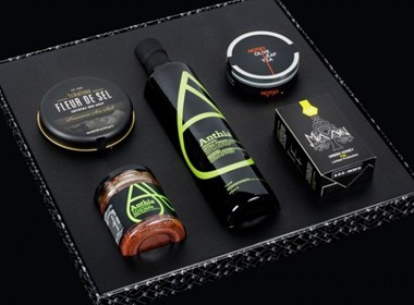 炫酷橄榄油礼品盒包装设计