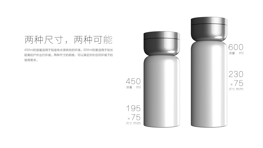 “百”的自主产品——XL储物水壶