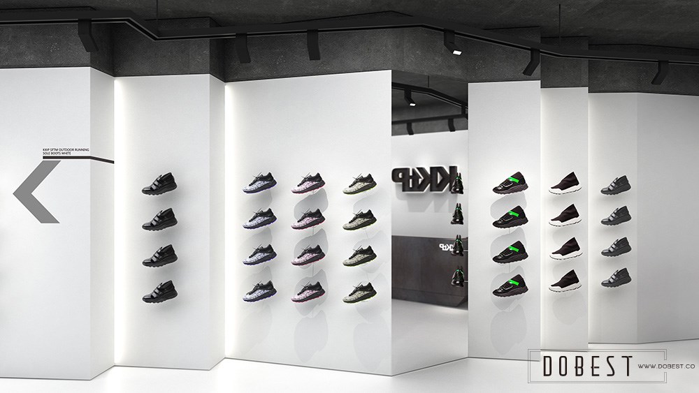 KKTP 鞋店 杜贝品牌设计 KKTP shoe store guangzhou by dobest design