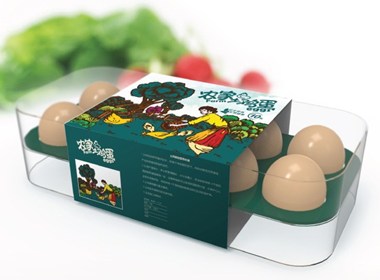 小树苗农家土鸡蛋包装设计