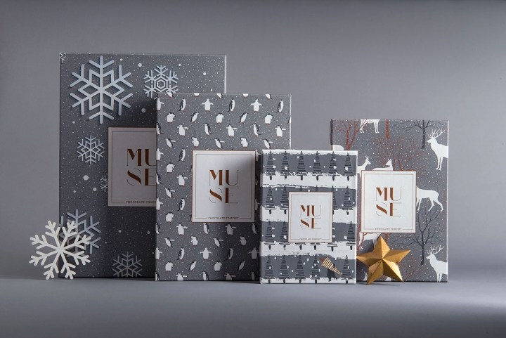 MUSE 圣诞巧克力包装设计