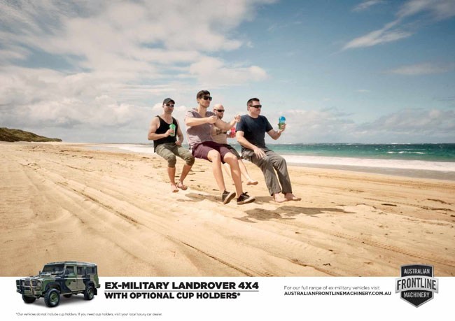 澳大利亚Frontline Machinery系列创意广告设计