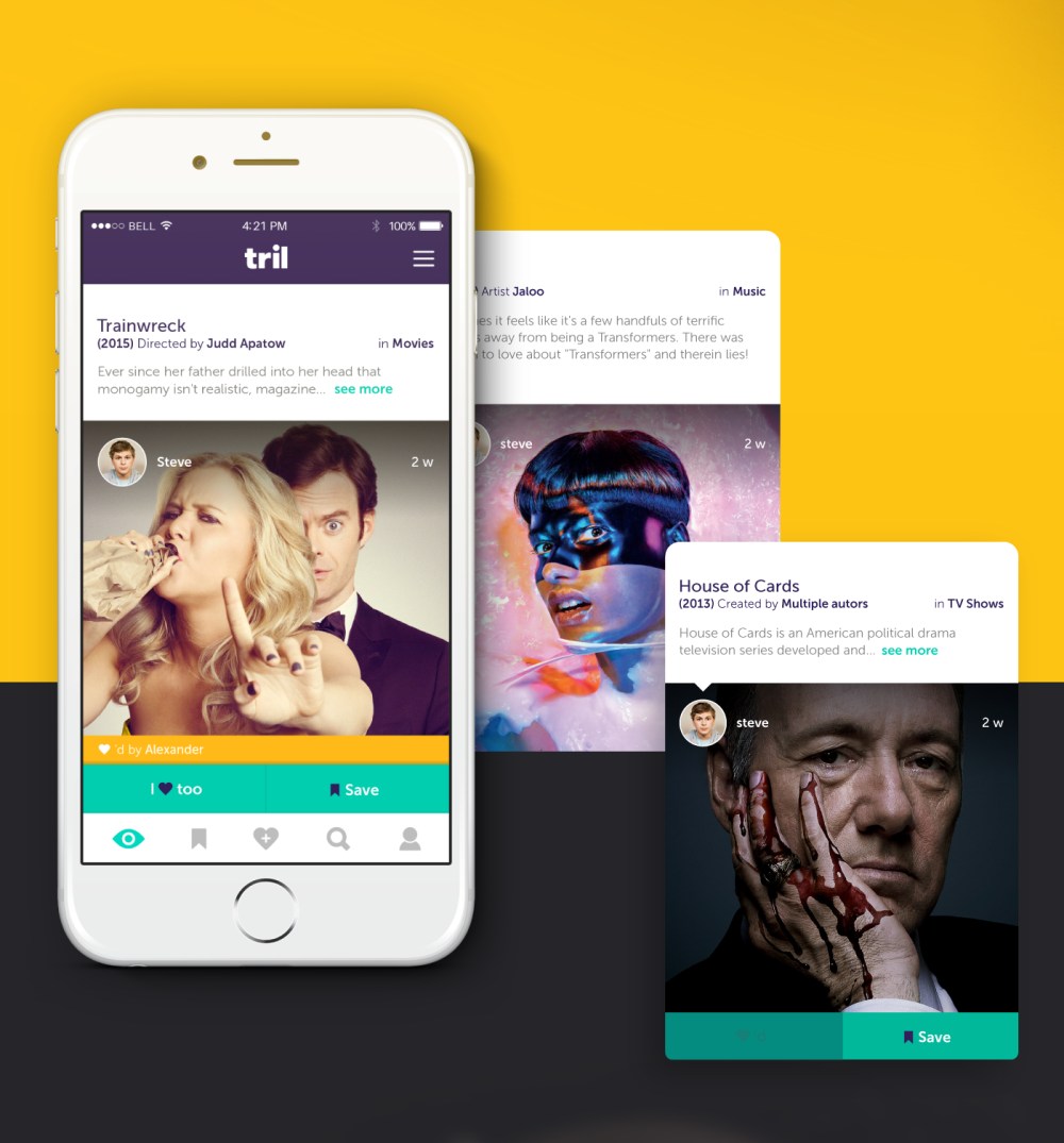 Tril Branding + UX/UI App + Website