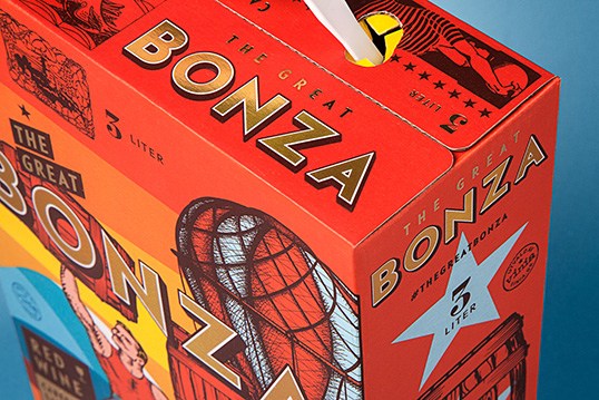 色彩绚丽的Bonza包装设计