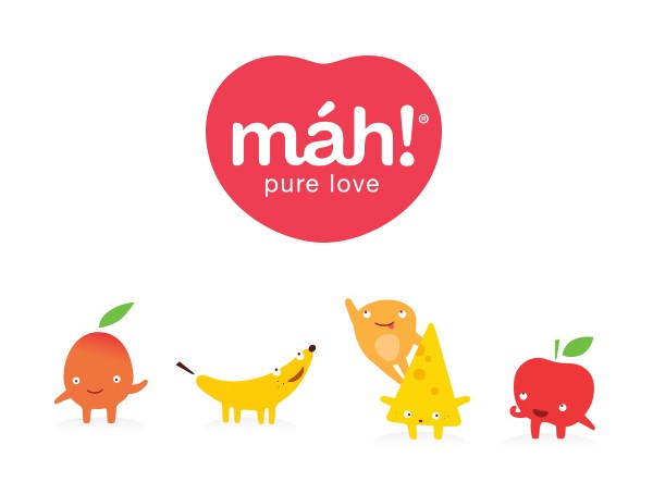 Máh! pure love嬰兒食品品牌和包裝設(shè)計