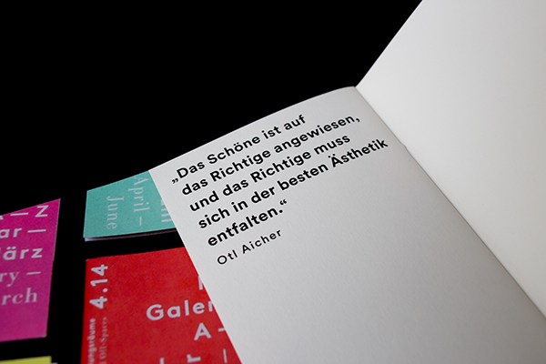 Werkschau 12 – 15书籍设计