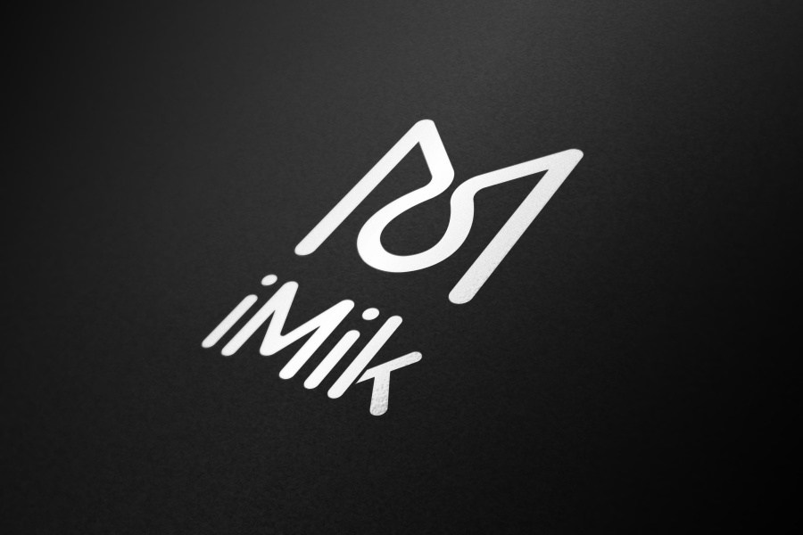 imik黑白牛奶包装设计