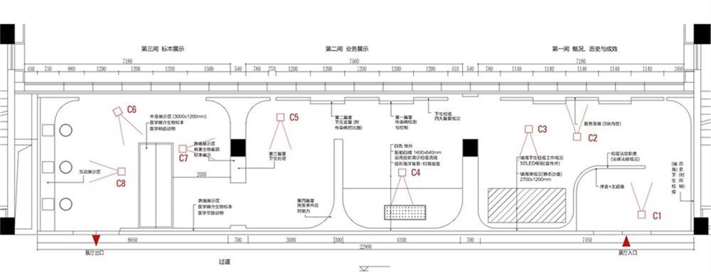 镇海检验检疫局展厅设计