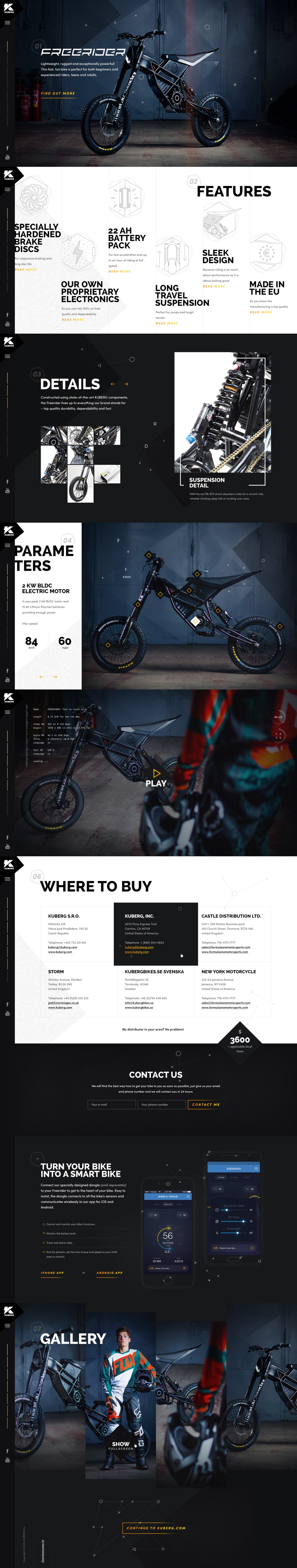 Kuberg – Free Rider website