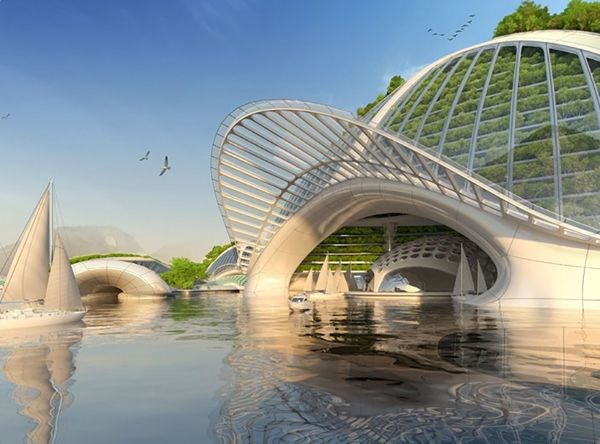 海洋，3D打印海洋大廈  Vincent Callebaut Architectures