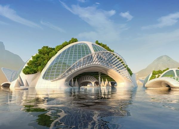 海洋，3D打印海洋大廈  Vincent Callebaut Architectures