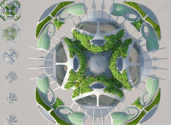 海洋，3D打印海洋大廈  Vincent Callebaut Architectures