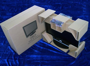 显示器的运输包装结构设计，家电缓冲保护包装设计