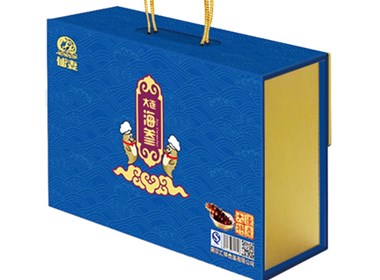 海参盒设计 保健食品包装设计 海参包装盒设计