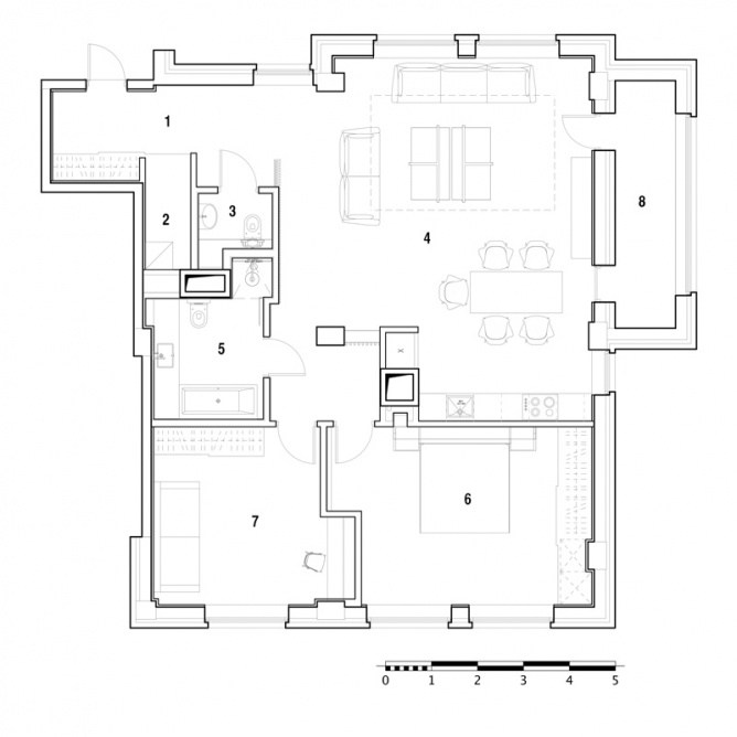 NOTT工作室設(shè)計烏克蘭公寓