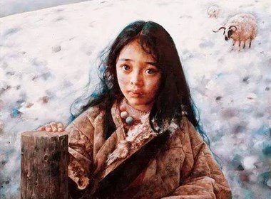 藏地纯净之美！艾轩笔下的西藏女孩