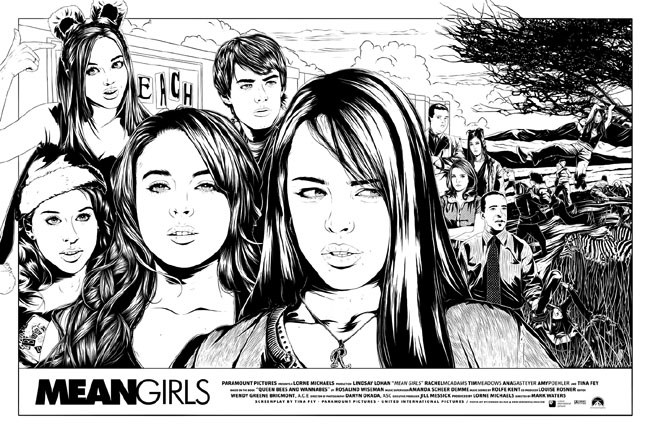 《Mean Girls》电影插画设计欣赏