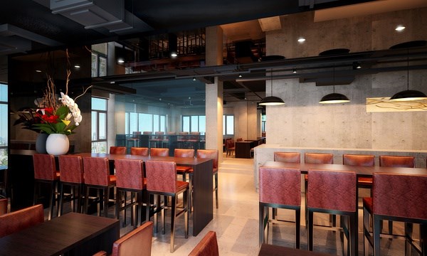 天津国民地产独立商业楼餐厅
