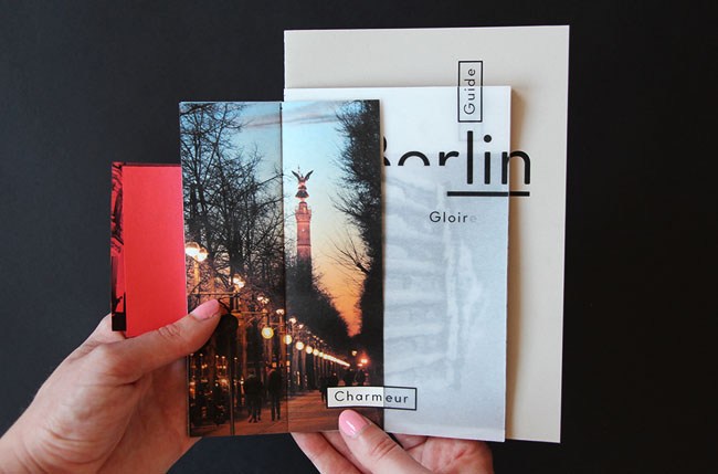 Berlin Histoire柏林旅行創意指南冊設計