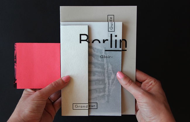 Berlin Histoire柏林旅行创意指南册设计