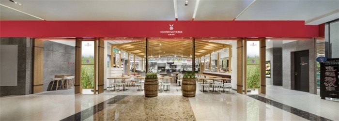 郑州专业餐厅设计小编分享“自然美食”餐厅设计实景图
