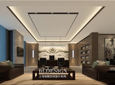 郑州办公室设计公司分享精美大气的现代商务风格写字楼设计方案