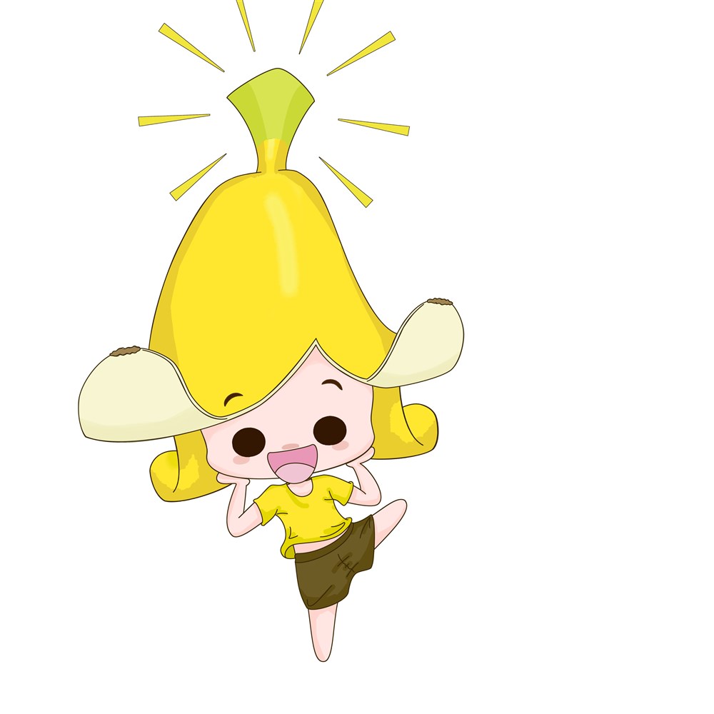 蕉小人--香蕉网推 山西香蕉电子商务有限公司 吉祥物