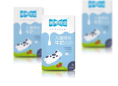 东君乳业—儿童奶包装盒设计