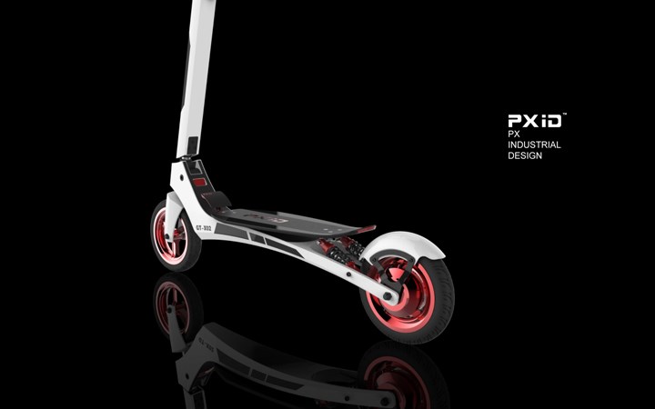品向工业设计 pxid平衡车设计 代步工具设计 电动独轮车 外观设计+结构设计