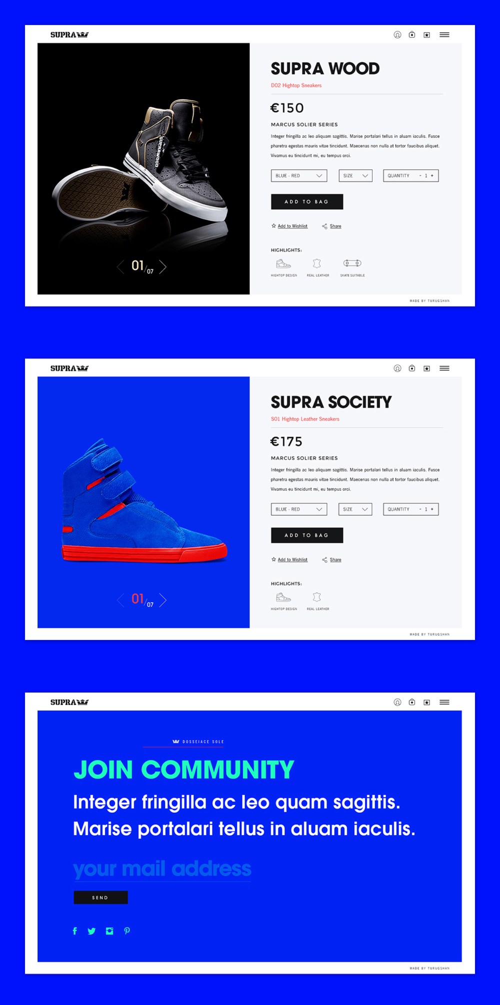 Supra Footwear Website