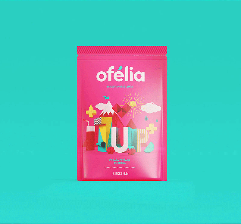 成都摩品广告设计公司—Ofelia天然饮料粉食品包装设计欣赏分享