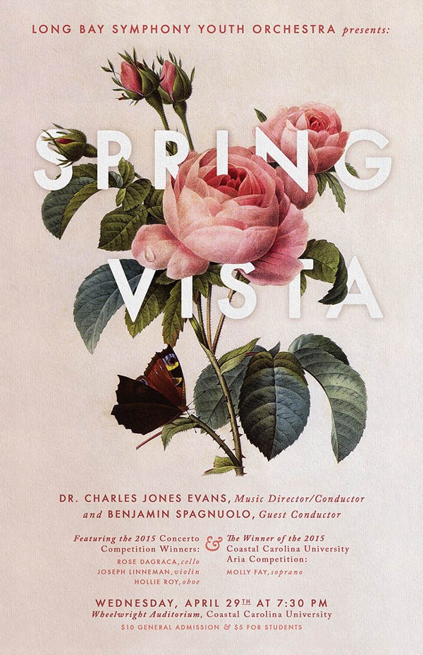 30款漂亮的花卉艺术字体