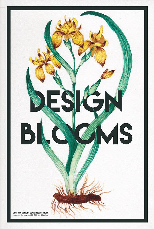 30款漂亮的花卉艺术字体