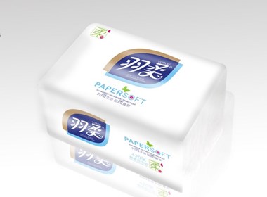 生活用纸品牌设计-羽柔卫生纸系列