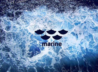 Marine海鲜食品标志设计