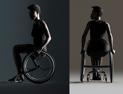 Layer设计工作室设计的3D打印轮椅