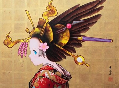 现代漫画与日本传统艺术插画作品