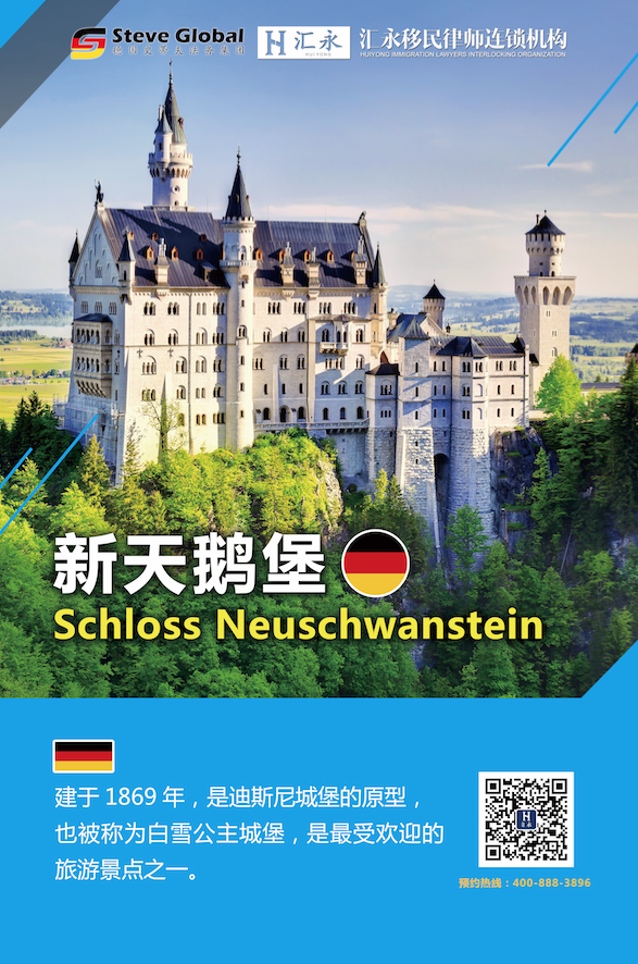 德国景点系列海报
