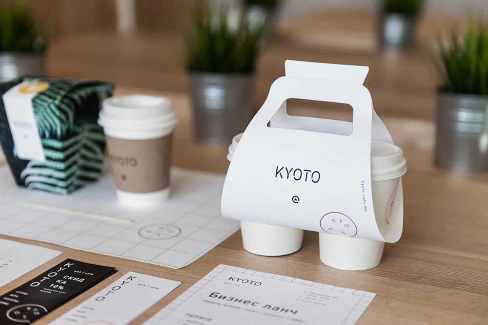 Kyoto咖啡厅品牌标志设计