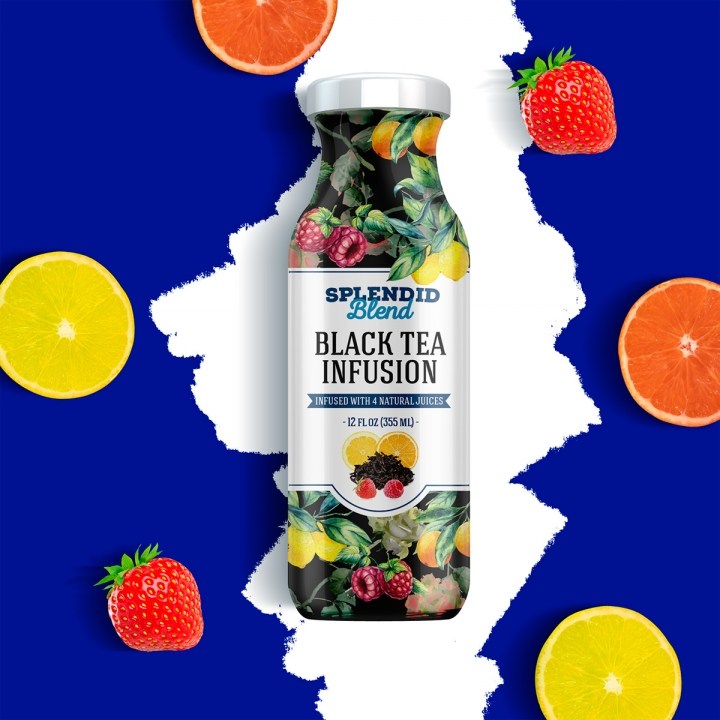 色彩艳丽的果汁品牌包装设计