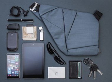 baggizmo 便携式背包：电子产品太多，它能帮你收纳