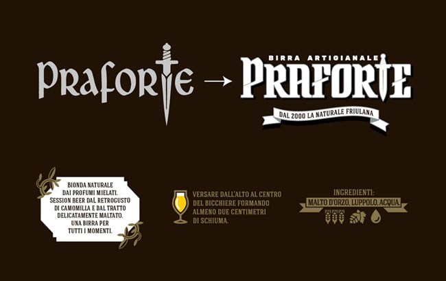 Praforte啤酒系列经典包装设计